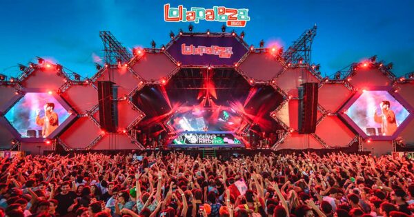 Visão do palco principal do Lollapalooza Brasil