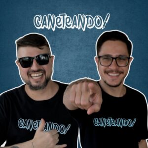 Foto da dupla de samba Caneteando, composta por Thiago Peres Padoca e Thiago Grepi