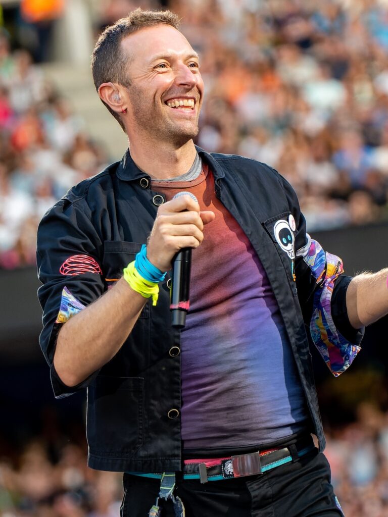 Foto de Chris Martin - vocalista do Coldplay