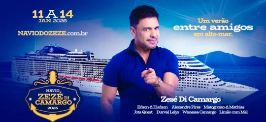 Navio Zezé Di Camargo 2026