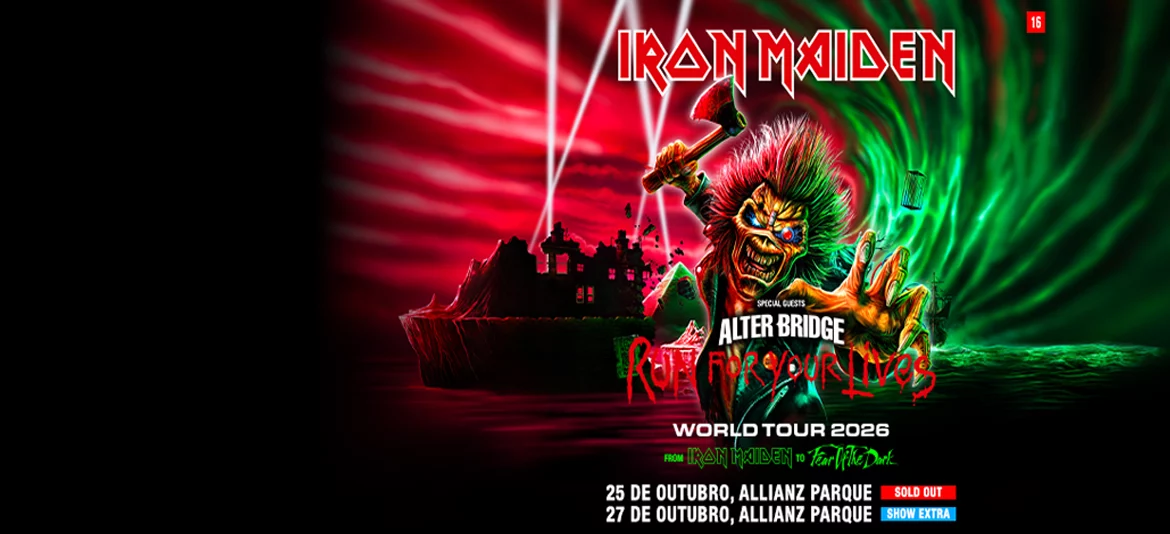 Iron Maiden: Run For Your Lives – Brasil 2026