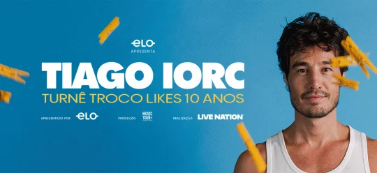 Tiago Iorc: Turnê Troco Likes 2026