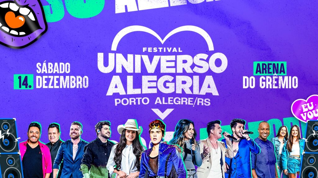 Universo Alegria Porto Alegre 2024 Mapa dos Festivais